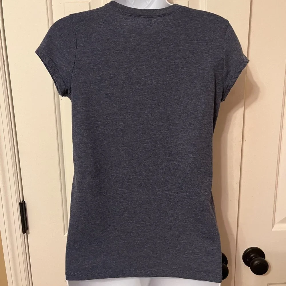 Children's Place Sorry/Not Sorry blue and gold  short sleeve t-shirt sz 14